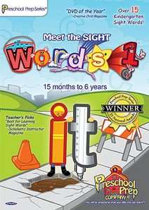 Preschool Prep Series Meet the Sight Words, Vol. 1 DVD, 2009  