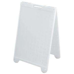 Lynch Sign Co. 22 in. x 28 in. White Plastic Simpo Sign A SSF at The 