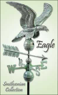 WEATHERVANE SMITHSONIAN EAGLE PURE COPPER 40 ROOFTOP  