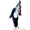 Pinguin Kostüm, Overall mit Mütze, Faschingkostüm Herren Größe 52 