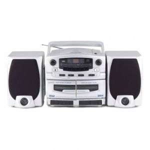 Supersonic SC 2020 Portable CD Player with Cassette Recorder, AM/FM 