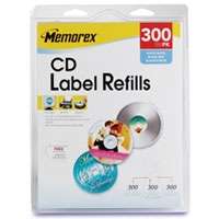 Click to view Memorex 32020403 300 Pack CD Label Refills