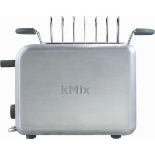 DeLonghi KMix 2 Slice Toaster With Bun Warmer in Stainless Steel 