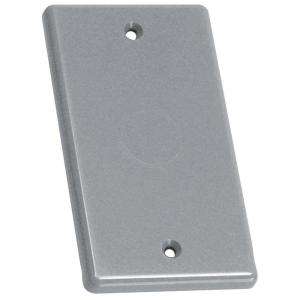 Carlon 1 Gang Blank Electrical Handy Box Cover HB1BL at The Home Depot 