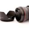Sonnenblende Universal 55mm + Pro Lens Cap 55mm z.B. für Sony DT 3.5 