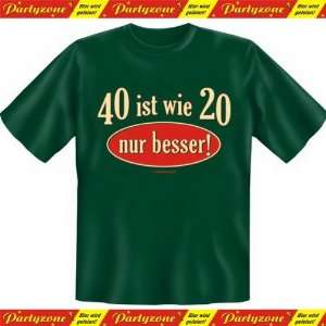   Tshirt 40 ist wie 20   nur besser Fb. tannen grün Mit Absperrband