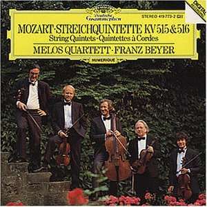 Streichquintette KV 515+516 Beyer, Melos Quartett Stuttgart, Wolfgang 