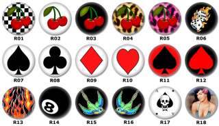 Rockabilly Buttons / Rockabella Buttons