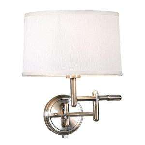   Brushed Steel Wall Pivoter Swing Arm Lamp 8885750410 