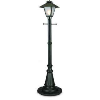 Patio Living Concepts 26 In. Cape Cod Black Plug In Outdoor Post 