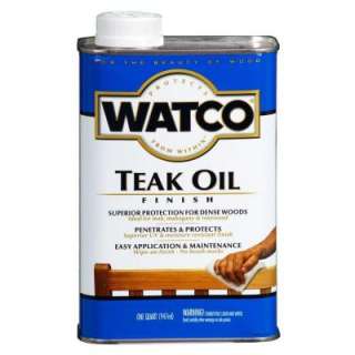 Teak Oil from Watco     Model A67141
