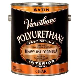 Varathane 1 Gallon Clear Satin Oil Based Interior Polyurethane 9131 at 