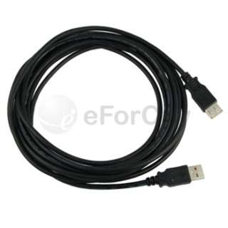 15 ft USB A Male to A Female Extension Cable M F BLACK  