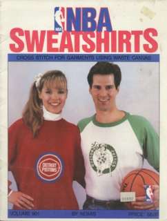 NBA Sweatshirts Cross Stitch Pattern Leaflet  