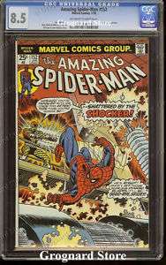 THE AMAZING SPIDER MAN Spiderman No #152 (1976) CGC 8.5  