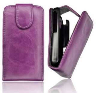 Flip Style Handy Tasche für LG P970 Optimus Black Lila  