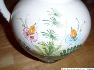 Vase Krug Blumenvase Blumendekor   Handbemalt    Ulmer Keramik  