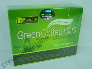 GRÜNER KAFFEE GREEN COFFEE 1000 DIÄT 5 PACK ORIGINAL  