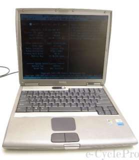 Dell Latitude D500 Laptop  Pentium M 1.3GHz  400MHz  40GB 4200RPM 