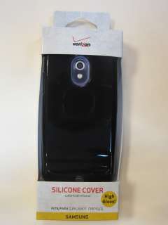   Nexus i515 High Gloss Black Silicone Cover Case OEM Verizon  