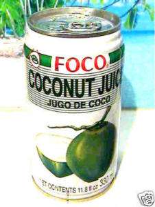 FOCO COCONUT JUICE  Kokossaft  330ml   grün  