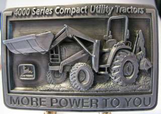   4000 Series Compact Utility Tractor Backhoe Belt Buckle 4500  