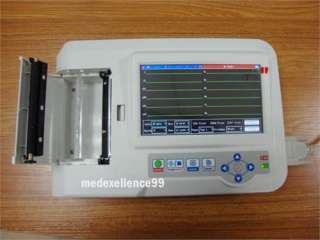 channel EKG/ECG machine 7 Touch Screen Resting  