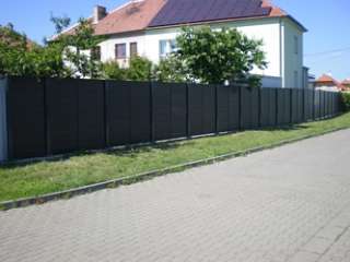 Sichtschutz Zaun aus WPC, versch. Farben 90x145cm (HxB)  