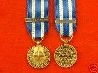 NATO ISAF Afghanistan Miniature Medal ( Medals )  