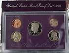  United States Mint ANNUAL 5 Coin Proof Set Original Box & COA FREE 