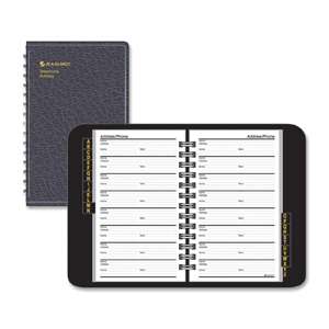   80 011 05 At a glance Telephone And Address Book   5 X 8   Leather