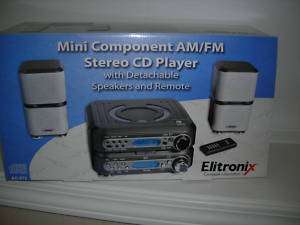 Elitronix Mini AM/FM Stereo CD Player   AD672  
