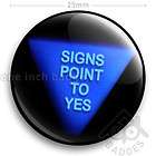 MAGIC 8 BALL   Signs Point to Yes   Vintage Retro Toy NEW Geek   25mm 