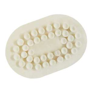 Croydex White Rubber Suction Soap Holder Grip Anti slip  