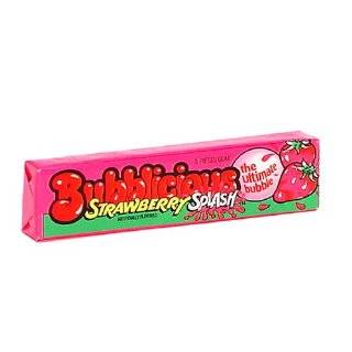 Cadbury Adams 91756 Bubblicious Gum with Strawberry Flavor (Pack of 
