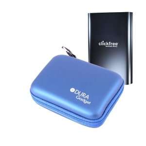  Solid HDD Case In Fashionable Blue For Clickfree C6 Easy 