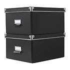 ikea kassett boxes black a4 paper storage box basket filing archive 