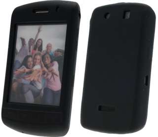 UNE HOUSSE SILICONE NOIRE POUR BlackBerry Storm 9500