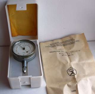 Vintage Soviet Dial Indicator Measure Tool original box  
