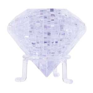  HDE® 3 D Crystal Diamond Puzzle   Clear Toys & Games