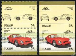 55c stamps from Tuvalu (Issued 8th October 1985, Scott Catalogue 