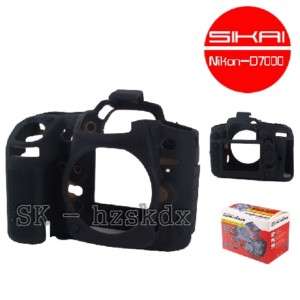 SLR Camera Case Bag for Nikon D7000 Silicone skin cover  