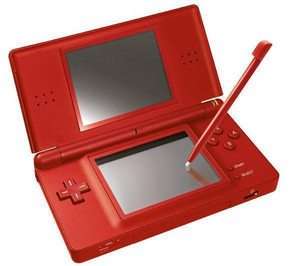 Nintendo DS Lite Super Mario Bros. Limited Edition Red Handheld System 