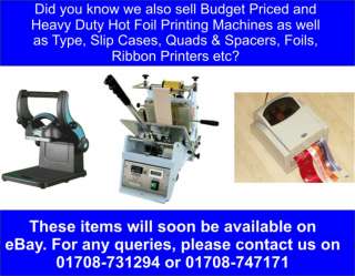 Hot Foil Plate Making Kit ,UV Exposure Units, Printing   100s ALREADY 