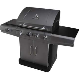 CharBroil 4 Burner Dual Fuel Gas Grill with Side Burner (463270309 