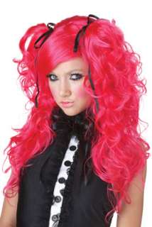 Doll House Costume Wig (Hot Pink) for Halloween   Pure Costumes