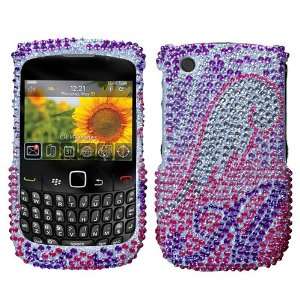  Angel Wing Diamante Protector Cover for BlackBerry 8520 