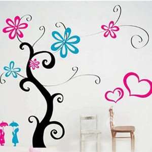  DIY Instant Home/Wall Decal Stickers   mystery flower tree 