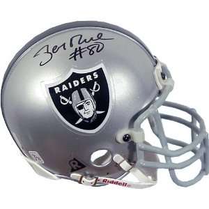  Jerry Rice Autographed Mini Helmet 