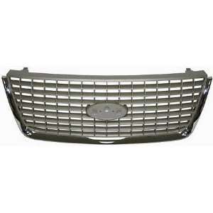  FORD EXPEDITION GRILLE SUV, Chrome/Painted Silver, Eddie Bauer Model 